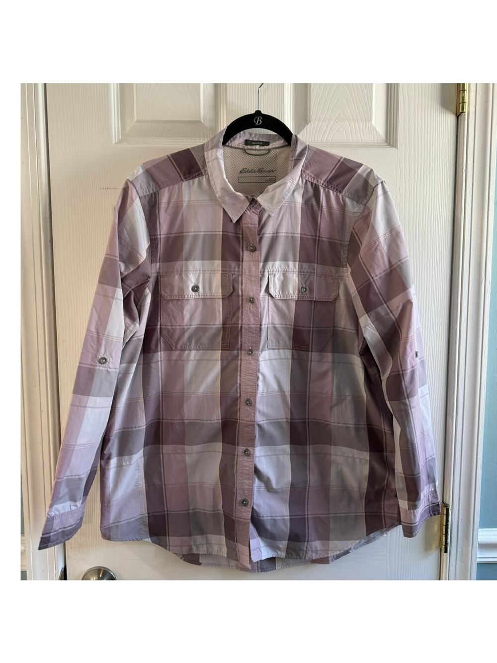 Eddie Bauer Adventurer Long Sleeve Button Down Shirt Women’s Large
